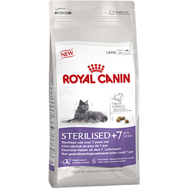 Royal Canin  Sterilised 7-Корм для стерилизованных кошек старше 7 лет